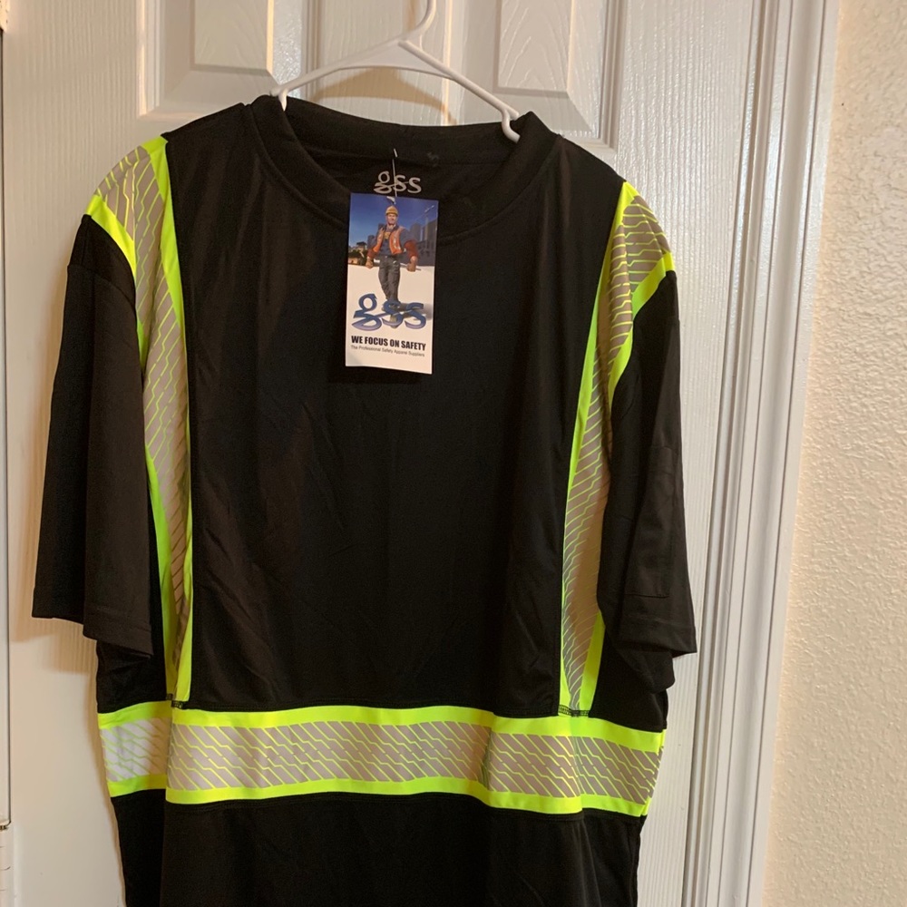 3/$12 Great Safety Supplies Mens Reflective Shirt